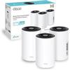 TP-Link Mesh Wifi WLAN Deco PX10 Powerline, Wi-Fi6 Dual-Band AX1500+ AV1000,3 Porte Gigabit, Portata Fino a 530m², Ideale per Ambienti di Grandi Dimensioni e Pareti Spesse, Gestita dall'IA, WPA3，3Pz