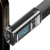 Decorhome Adattatore USB di tipo C, 3 pezzi, adattatore di tipo C, adattatore di estensione ad angolo retto da 140 W di tipo C maschio a femmina, tester di alimentazione da 40 Gbps con display