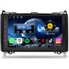 Erisin 9 8-Core 4GB+64GB Android 14 Autoradio Bluetooth per Mercedes Classe B W245 Classe A W169 B200 W639 Viano Vito Sprinter VW Crafter GPS Navigatore CarPlay Android Auto WiFi 4G DSP DAB+ Canbus