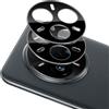 Xunzii 2 Pezzi Pellicola Fotocamera per Realme 14 Pro/14 Pro+/14 Pro Plus - [Nero], Durezza 9H Anti-Graffio Vetro Temperato Camera Protezione Lente, HD Senza Bolle Lente Protettiva Film