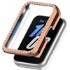 FTRONGRT Cover per Samsung Galaxy Fit 3, Custodia Protettiva per Orologio per PC in Mezza Confezione, Resistente Agli Urti, Custodia pe Samsung Galaxy Fit 3 Smartwatch. Oro Rosa