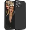 ISOI - Cover per Xiaomi Redmi 12 4G, Custodia Morbida in Silicone Liquido, Protezione Completa Antiurto Ultra Sottile per il Corpo - Nero