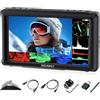FEELWORLD FW568V2 DSLR Field Monitor 5,5 pollici 3D LUT Waveform Vector Scope 1920x1152 4K Schermo HDMI con parasole per stabilizzatore