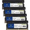 Timetec 32GB KIT(4x8GB) compatibile con Apple DDR4 2666 MHz per iMac (20.1/20.2) di metà 2020 / iMac (19.1) di metà 2019 da 27 pollici con display Retina 5K PC4-21333 / PC4-21300 CL19 SODIMM RAM MAC