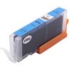 vhbw cartuccia d'inchiostro ciano sostituisce Canon CLI-581XXLC, CLI-581 XXL, CLI-581PGC XXL, CLI-581 XXL C (compatibile, 12 ml + chip)
