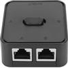 Cryfokt Switch Gigabit Ethernet Switch Extender PoE a 2 Porte Compatto e Ottimo per la Casa Compatibile con Cat 5e Cat 7
