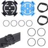 FinalCool 2 Set Supporto per Computer da Bici GPS Attacco Manubrio Universale, Supporto Edge Supporto per Manubrio Compatibile con Edge 130/200/500/510/520/530/800/1000 e altri (Adatta a Diametri 22-40mm)