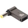 PUSOKEI Adattatore da USB-C a DC 20 V 5,5 X 1,7 Mm, Adattatore di Ricarica per Laptop da USB C Femmina a DC Adattatore PD da 100 W, Trigger Emulatore PD Ad Angolo di 90 Gradi per Tablet Laptop