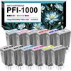 YOUEXPERT PFI-1000 - Confezione da 12 cartucce d'inchiostro di ricambio per Canon imagePROGRAF PRO-1000 (12Color-MBK, PBK, C, M, Y, R, GY, B, PG, PC, PM, CO)