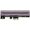 CHICIRIS M.2 Scheda Adattatore PCIe NVME con Copertina Superiore 750 Mb/s X1 X4 X8 X16 Espansione Compatibile per Laptop