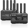 Accsoon CineView HE Sistema di Trasmissione Video Wireless, Trasmettitore e Ricevitore HDMI, Uscita UVC per Live Streaming, 1080p con Ritardo di 0.06s e Portata di 350m, Monitoraggio su 4 Dispositivi