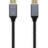 AISENS CABLE DISPLAYPORT A149-0436/ DISPLAYPORT MACHO DISPLAYPORT MACHO/ 1.5M/ NEGRO GRIS
