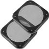 WHAMVOX Copertura Griglia Altoparlante Quadrata 4 Pollici, 2 Pezzi in Metallo Robusto, Protezione Casse Audio per Auto, Accessorio per Altoparlanti Anteriori e Posteriori