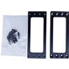 JMT Staffa per disco rigido da 2,5 pollici per PC SSD HDD Gabbia con scatola multistrato, impilabile esterno HD Cabinet Docking Station Base SATA (nero)