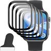 Rniidaaz 4 Pièces Pellicola Protettiva per Huawei Watch Fit 4 [Non Vetro Temperato], Anti Graffio Film, Anti-Impronte, HD Chiaro PMMA Film Protettivo Composito, 3D Curva Protezione Schermo