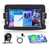 Motorsi Autoradio 4+64G Android 15 per Dacia Logon Duster Captur Sandero Symbol Lodgy LadaXray, 1 DIN 7'' Stereo Radio Bluetooth 5.0 IOS Carplay Android Auto Radio EQ GPS WiFi Supporto DAB