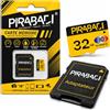 PIRABADI Scheda memoria SD 32 GB, Go originale, Piraabadi, Ultra Extreme Pro, capacità reale, con adattatore, marca 100% francese