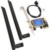 Cornesty Adattatore per Schede WiFi PCIEX1 1200 MBPS 4.0 Scheda di Rete 4.0 per Desktop per PC