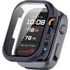 BAIDIYU Cover Compatibile con Huawei Watch D2, PC + Pellicola Temperata, Antigraffio, Orologio Custodia Protettiva Compatibile con Huawei Watch D2.(SML)