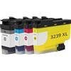 Inkadoo 4 cartucce d'inchiostro LC-3239 XL compatibili per Brother MFC J6000DW J6100DW MFC J5945DW