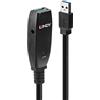Lindy 43322 Prolunga Attiva USB 3.0 Slim, 15m