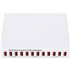 Bewinner Stazione di Ricarica USB a 12 Porte, Hub di Ricarica USB con Riconoscimento Automatico della Resistenza alle Alte Temperature, Stazione di Ricarica con Indicatore Luminoso a LED