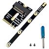 Morain Adattatore PCIE4.0 NVME Adattatore PCIE Installazione Per 2230 2242 2260 2280 NVME Risers Card Expansion