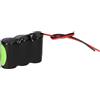 Akkuman.de Akkutechnik vom Fachmann Batteria 3,6 V 4000 mAh C NiMH Luci di emergenza HT 20 cm cavo F1 x 3 F31NIMH4000
