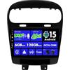 BXLIYER SXAUTO『Built-in 4G / DAB』Android 15-6G+128G Autoradio Per Fiat Freemont Dodge Journey Leap (2012-2020) - Senza fili CarPlay/Android Auto Camera MIC Volante 360-CAM HDMI DSP - 2 Din IPS 9 Pollici