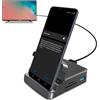 GloryKylin Docking station GKI, telefono cellulare USB C a hub HDMI 4K, docking station 8 in 1, supporta la modalità DP Alt, compatibile con Samsung Dex.