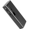 Opatiny DIY 21700 Scatola porta batteria piatta, confezione da 5 custodie per power bank senza saldatura con doppie porte USB, 5 V 2.1 A, guscio di ricarica portatile per uso esterno, blu (nero)