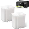 Quorlis Ricambio tampone di inchiostro residuo - 2 pezzi di ricambio per scatola di manutenzione, spugna compatibile con stampanti Epson EcoTank ET-2800, ET-2803, ET-4800, ET-2400, ET-2720, ET-4700, L3110