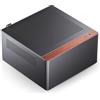 Jonsbo N10 Case PC Nero - Mini-Tower per Mini-ITX, con 2 ventole, fino a 4 SSD da 2,5 pollici, case compatto per HTPC, NAS e sistemi office