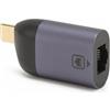Zunate Adattatore da USB C a Ethernet, Adattatore di Tipo C da Femmina a RJ45 con velocità di Trasmissione di 1000 Mbps Adattatore di Rete LAN Gigabit per Laptop, Telefoni Cellulari