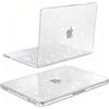 BlueSwan Cover Compatibile con 2026 MacBook Neo 13 Pollici con Chip(A3404) A18 Pro e display 13 Liquid Retina,Guscio rigido in Plastica,Custodia Protettiva per Laptop Mac-Scintillante Cristallo