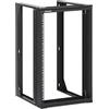 INTELLINET NETWORK SOLUTIONS INTELLINET 716208 Armadio a Muro 19 Open Frame 2 Montanti Flat Pack 15U Nero