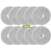 MCTNCT 10 Panni Ricambio per Dreame L10s Ultra Gen 3/Gen 2/L10s Pro Ultra Heat/X40/X50 Ultra Complete/L10s/L40/X30 Ultra/D10 Plus, per ECOVACS T50 Pro Omni Gen2/T50 Omni, per Roborock QV 35A/Qrevo S5V/S5A