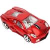 Bewinner Mouse per Auto Wireless Rosso, Mouse per Auto da Corsa con Luce a LED da 1600 DPI Mouse Sportivo Wireless a Forma di Auto con Ricevitore USB, Mouse per Computer per,