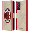 Head Case Designs Licenza Ufficiale AC Milan Away 2021/22 Kit Crest Custodia Portafoglio in Pelle Compatibile con Galaxy A52 / A52s / 5G (2021)