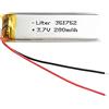 Liter energy battery Batteria 351752 LiPo 3.7V 280mAh 1.036Wh 1S 5C Liter Energy Battery per l'elettronica Ricaricabile Telefono Portatile Smartwatch Orologio GPS - Non adatto per Radiocomando 52x17x4mm (280mAh|351752)