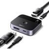 UGREEN Switch DisplayPort USB C 8K60Hz 2 Ingressi 1 Uscita DP 1.4 Commutatore USB C DisplayPort Supporta 3D HDR10+ HDCP2.3 Alta Risoluzione Compatibile con PC PS5 4 Xbox One X Series Steam Deck