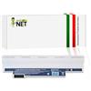 new net - Batteria AL10B31 Compatibile con Packard Bell DOT.SE, DOT.S-E3, DOT.SC [10.8-11.1V - 58Wh - 5200mAh - Bianca]