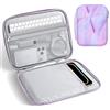 MoKo Custodia Tablet Imbottita 9-11 Pollici per 11 iPad Air M4 2026, iPad A16/Pro 11 M5, i-Pad 10th/Air 5/4th 10.9, iPad9/8 10.2, Tab S8/S9 11, con Maniglia, Fantasia Viola