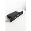 Generisch Supporto per rack 1U per TP-Link TL-SG105, SG108, OC200-19 e 10 | Stampa 3D - Accessori di rete per server rack (nero, TP-Link TL-SG108 10)