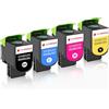 Clywenss C310 C315 Toner compatibile con Xerox C310 Toner C315 per Xerox C310 C310DNI C310DNIM C315 C315DNI 006R04356 006R04357 006R04358 06R06R06R006R0006R04358 04359. Confezione da 4