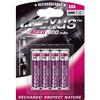 Tecxus 4 batterie AAA NiMH 600 mAh, telefoni T-Sinus 702S 700 700i 900 900i 721 722 820 301i A301i 301 A301 302i A302i 302 A302 502i A502i 2 A50 2 A602