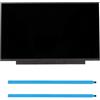 EU-SOURCING Nuovo 14,0 sostituzione dello schermo LCD a LED largo 315 mm per Huawei MateBook D14- NBLB-WAX9N, KPL-W00 FHD 1920 x 1080 IPS Display opaco antiaderente a 30 pin con strisce