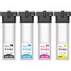 Yongairuink T11C1 T11C2 T11C3 T11C4 - Inchiostro per cartuccia EPS T11C per EPS Workforce Pro WF-C5890DWF WF-C5390DW (4 confezioni, 1BK 1C 1M 1Y)