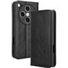 RonRun Cover Oppo Find X8 Pro, Custodia a Libro con Supporto Stand e Slot Porta Carte Case a Portafoglio Magnetica in Pelle PU Adatto per Oppo Find X8 Pro, nero