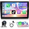 Motorsi Autoradio Motorsi 4G+128G per Fiat Bravo 2008-2013, 2 DIN 9'' 1280P Stereo con Sistema Android 15 A-pple CarPlay Android Auto GPS Bluetooth WiFi FM/RDS 2USB Include Telecamera di Retromarcia AHD
